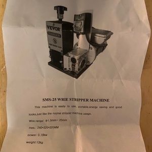 SMS-25 wire stripper machine